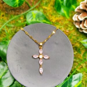 Croix & Cristaux Roses