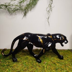 Léopard Black & Gold