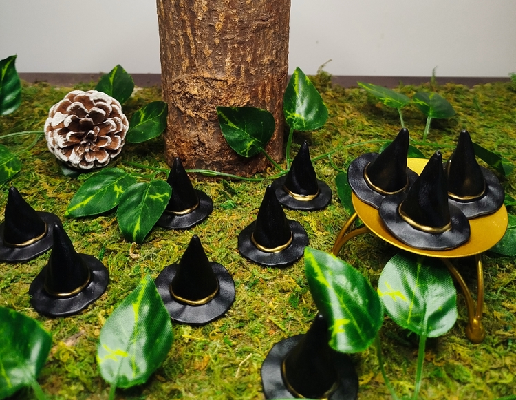 Mini chapeaux de sorcière pour décoration Halloween