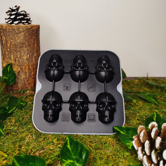 Moule glaçon silicone Tête de Mort