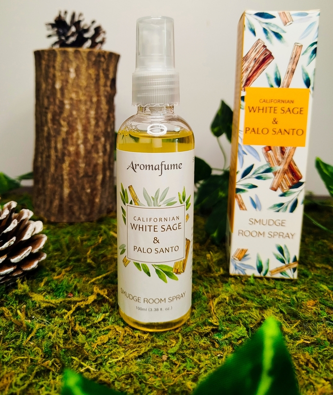 Spray de fumigation à la sauge blanche de Californie et Palo Santo 100 ml