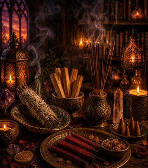 Rituel fumigations purification, intentions à poser