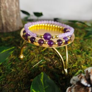 Duo de Bracelets Améthyste & Hématite